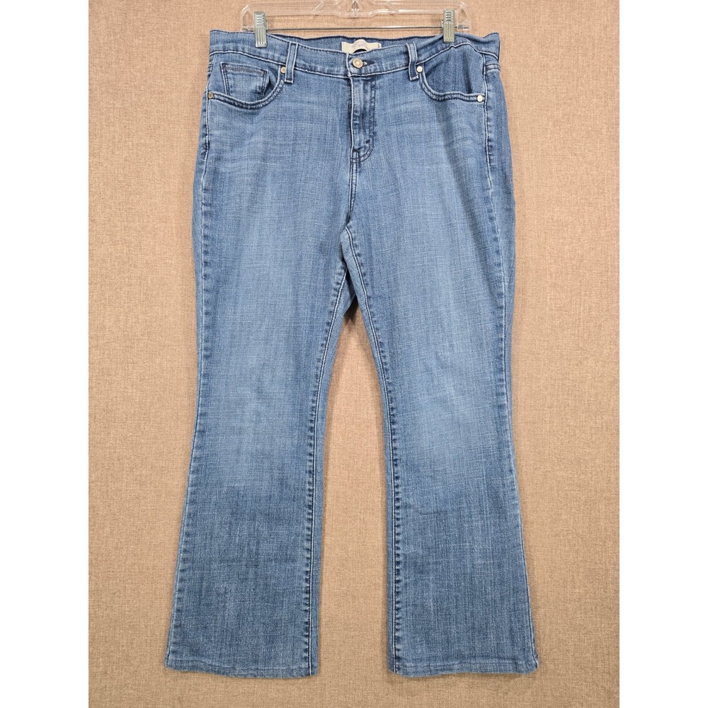 Levis 515 Bootcut Jeans Womens 14 S/C Medium Wash Blue Mid Rise Stretch Denim